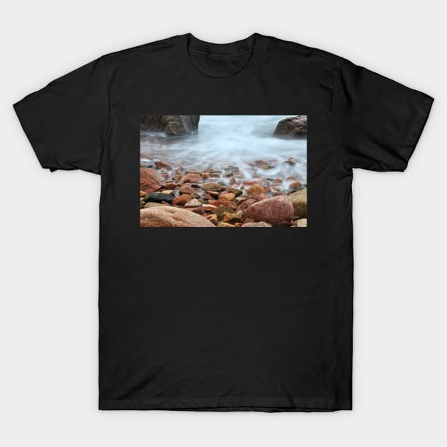 Tide on a Rocky Shore T-Shirt by Eliza-Grace